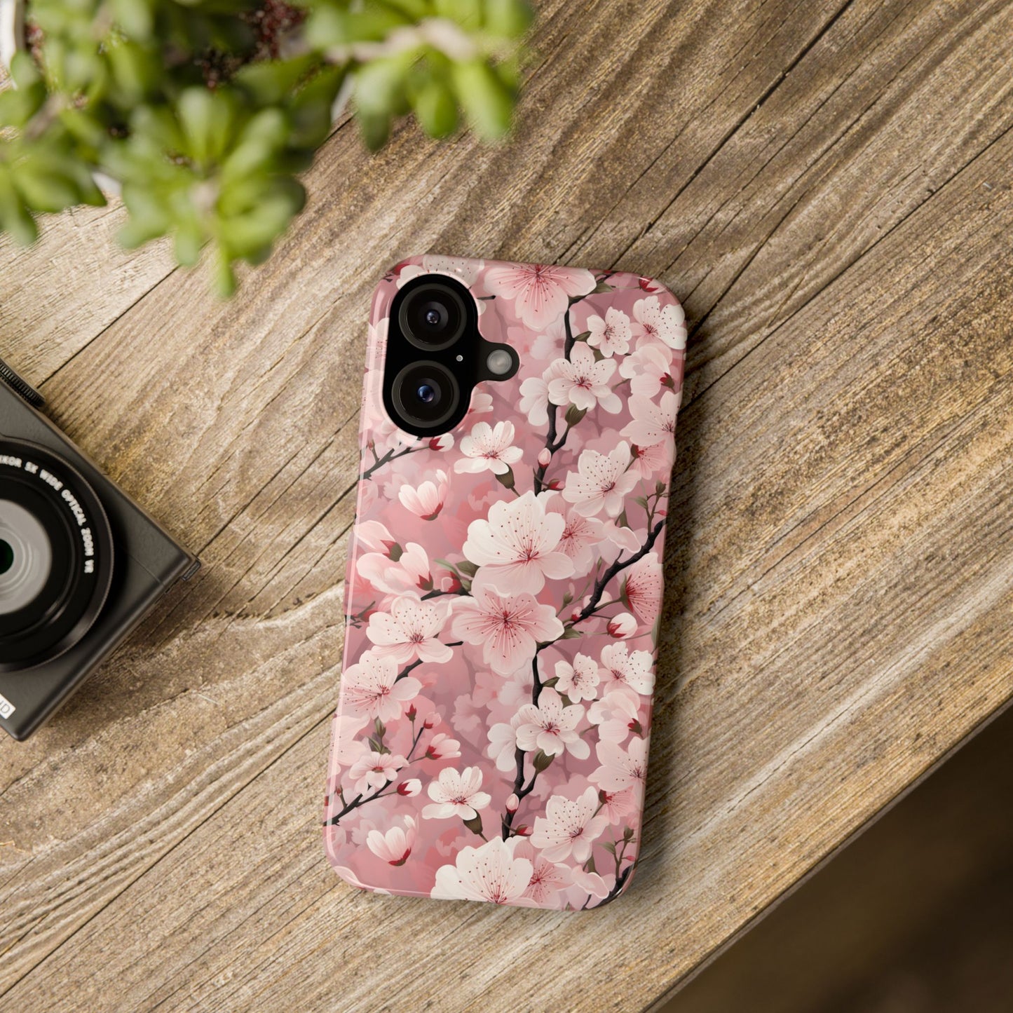 Cherry Blossom Slim Phone Cases for iPhone and Samsung