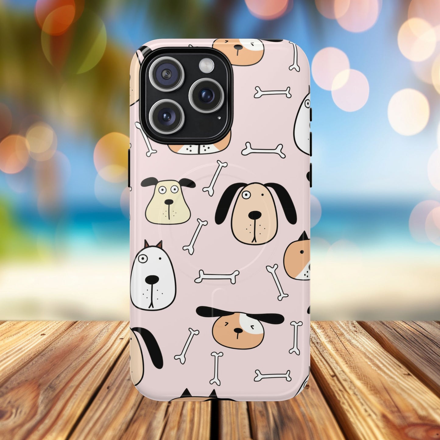 Cute Dog iPhone Case, Tough Magnetic Cases for Pet Lovers, Dog-Themed Accessories, Gift for Dog Owners, Unique iPhone Cover
