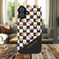 Groovy Checkered Bloom iPhone Case, Tough Magnetic Cases for Women, Stylish iPhone Cover, Trendy Floral Print, Gift for Her, Everyday Accessories