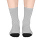 Monochrome Lines Mid-Length Socks