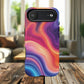 Cosmic Lava Flow Colorful Abstract iPhone Case , Tough Magnetic Protection, Stylish Accessories, Gift for Tech iPhone Lovers, Vibrant Mobile Covers