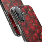 Velvet Petal Noir Floral Petal Clear Impact-Resistant iPhone and Samsung Case.