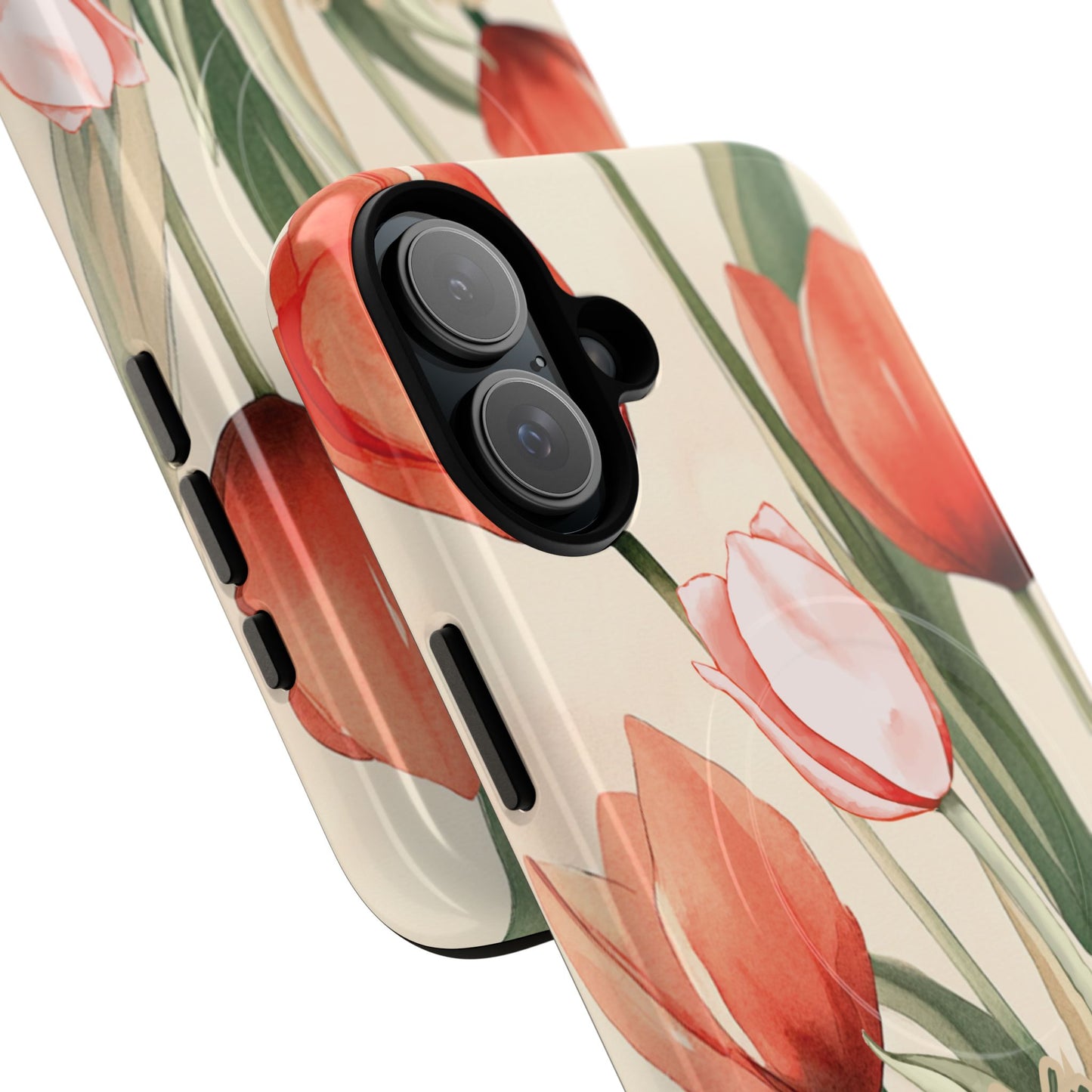 My Help comes from the Lord Psalm 121:2, Inspirational Gift, Tough iPhone Magnetic Case Scripture, Floral Bible Verse, MagSafe® iPhone® Tough Case, iPhone 14, iPhone 15, iPhone 16, Pro, Pro Max, Plus.