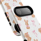 Personalized Bunny iPhone Case - Cute Animal Design, Tough MagSafe® Magnetic Case, Easter Gift, Spring Aesthetic, Kids Accessories