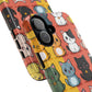 Cute Cat Magnetic Phone Cases for Pet Lovers, Durable Cases, Animal Design, Fun Gift, Unique Accessories