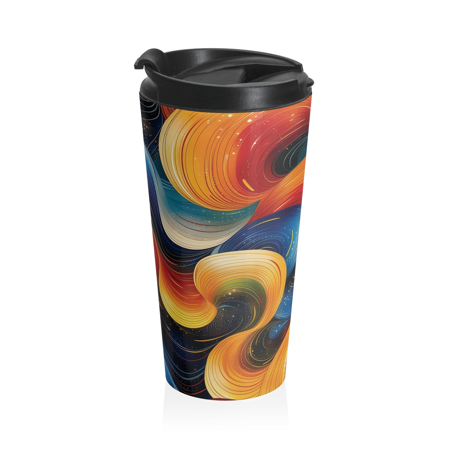 Cosmic Swirl Stainless Steel Travel Mug