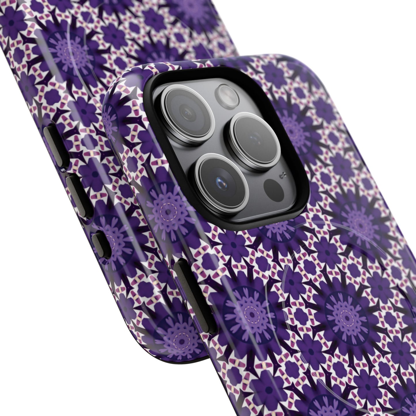 Twilight Petal Mirage Magnetic iPhone Cases, Unique Floral Designs, Tough Protection, Gift for Her, iPhone Accessories, Custom Cases