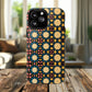 Celestial Spice Tiling Colorful Tough Magnetic iPhone Case, Unique iPhone Cover, Artistic Mobile Shell, Durable Design Accessory, Trendy Gift Idea, MagSafe® iPhone Case.