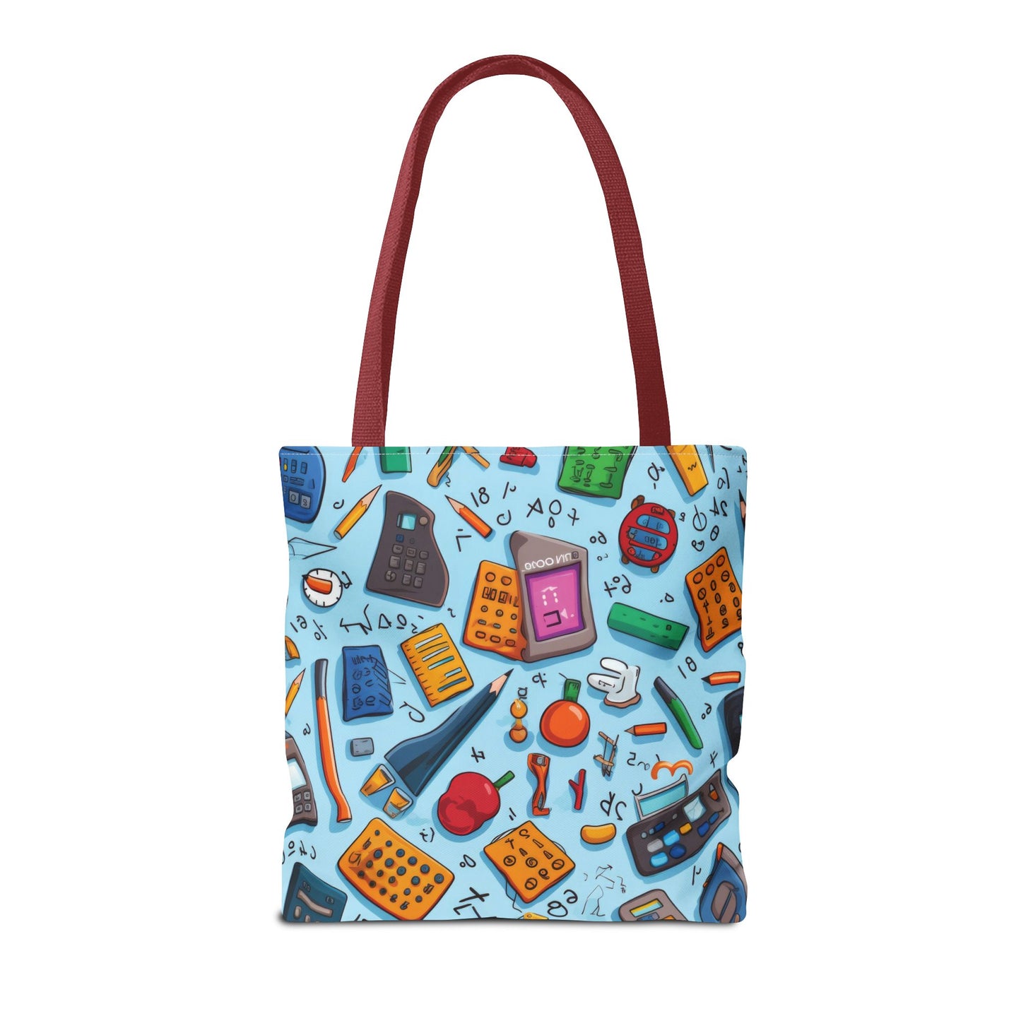 Blue Academic Adventures Tote Bag