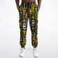 Geometric Harmony Athletic Cargo Sweatpants - AOP