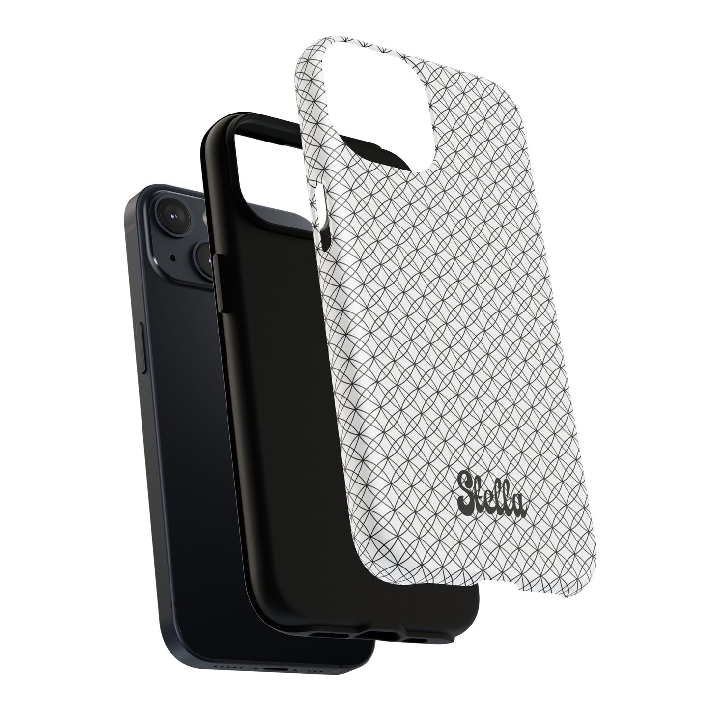 Personalized Geometric Phone Case, Stylish Tough Magnetic Cases, Unique Protection, Trendy Gift for Tech Lovers, Modern Mobile Accessory