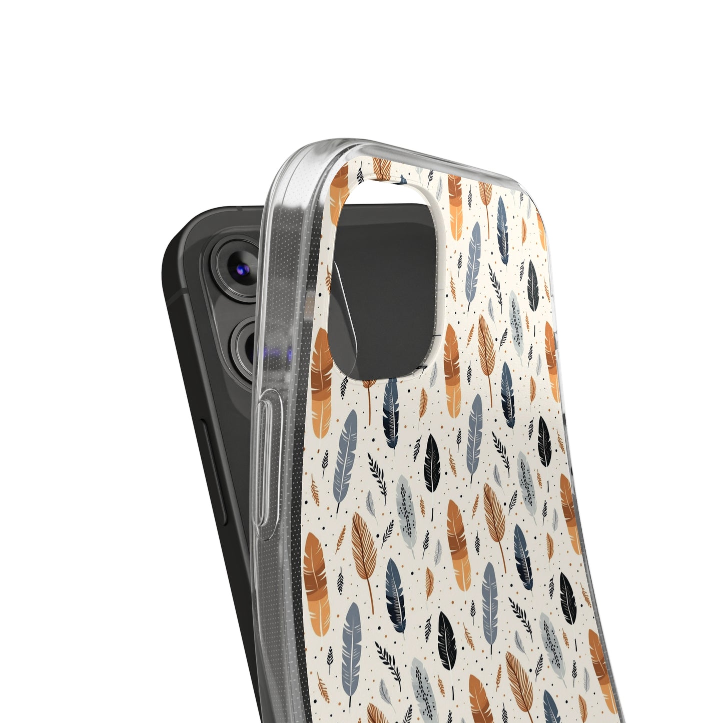 Whispering Feathers Soft iPhone, Google and Samsung Cases