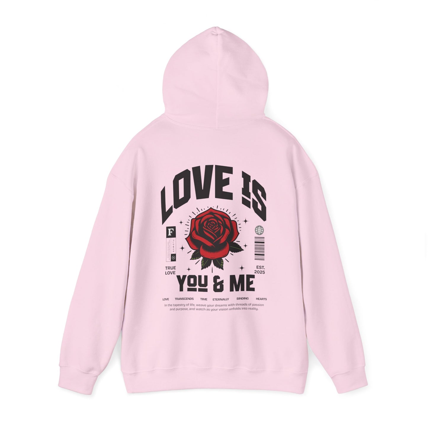 You and Me Unisex Gildan Hoodie Sweatshirt