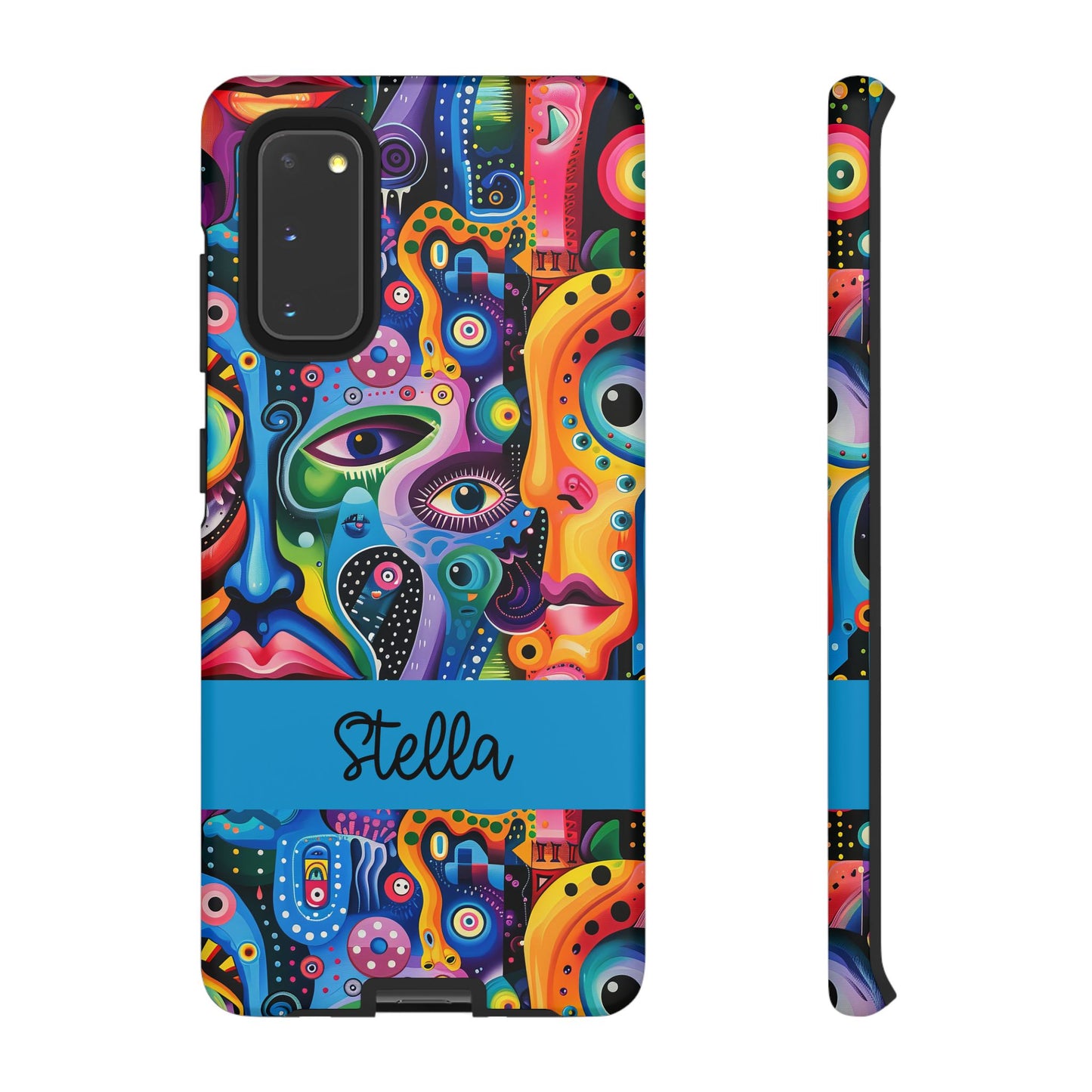 Psychedelic Visions Vibrant Samsung, iPhone and Google Pixel Phone Cases - Colorful Artistic Design