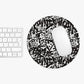 Urban Graffiti Mouse Pad - Stylish Desk Accessory for Creative Spaces