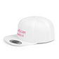 Pink Elohim Snapback Cap - Faith-Inspired Flat Bill Hat, Baseball Hat, Perfect for Gifts, Daily Wear, Spiritual Events