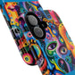 Psychedelic Visions Vibrant Samsung, iPhone and Google Pixel Phone Cases - Colorful Artistic Design