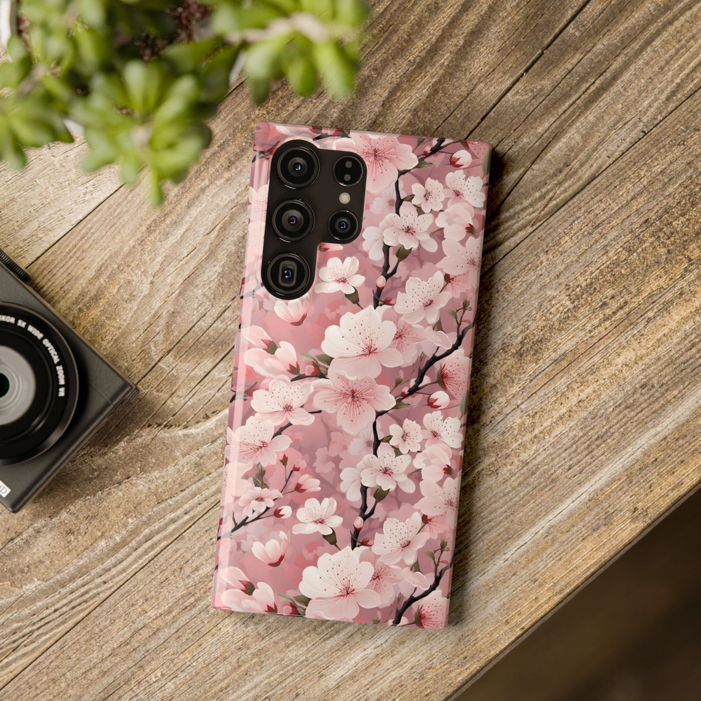 Cherry Blossom Slim Phone Cases for iPhone and Samsung