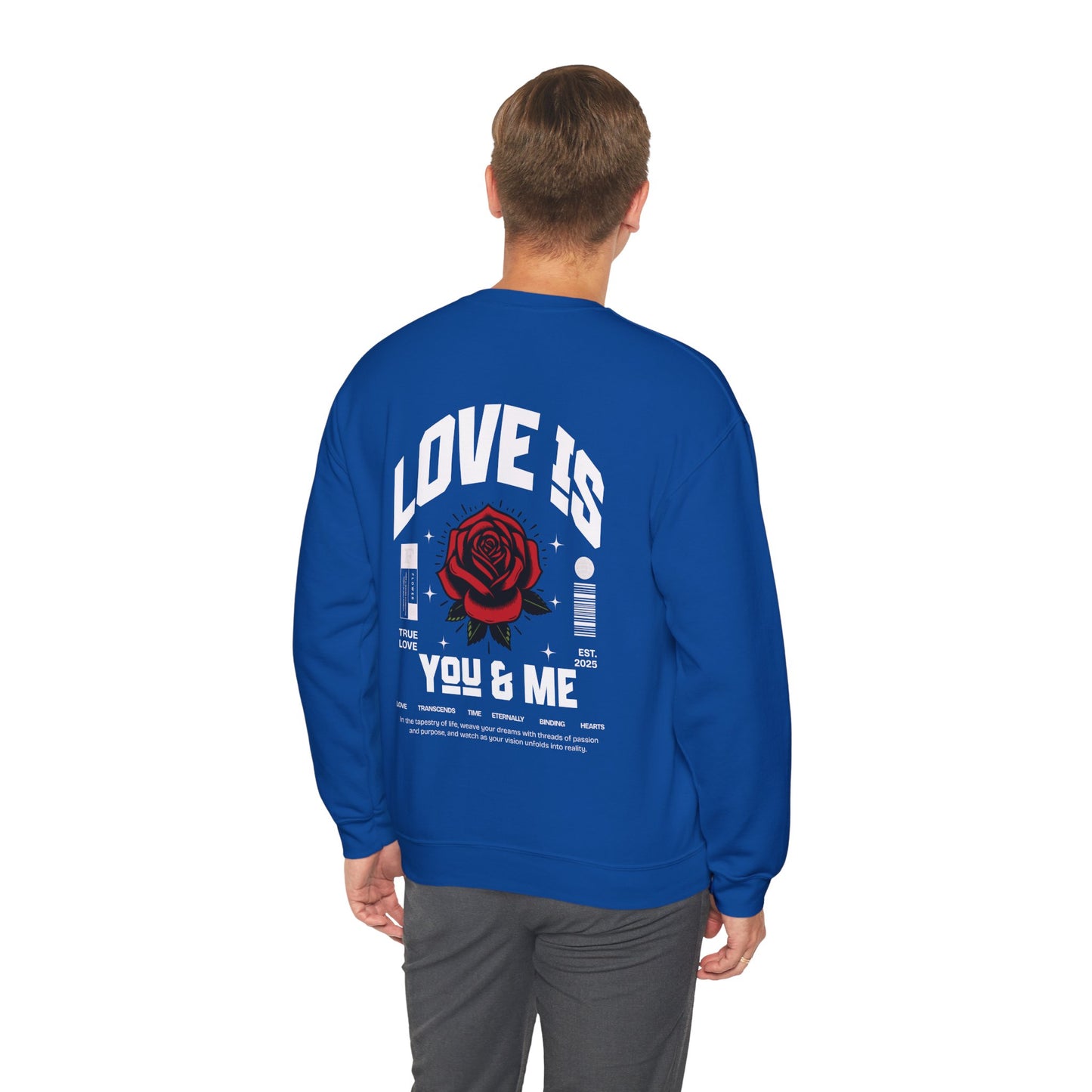 You and Me Valentines Unisex Heavy Blend™ Crewneck Sweatshirt.