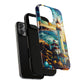 Stained Glass Lighthouse Phone Case - Tough Magnetic Cases, Unique Gifts for Nature Lovers, Beach Vibes, Travel Accessories, Coastal Decor
