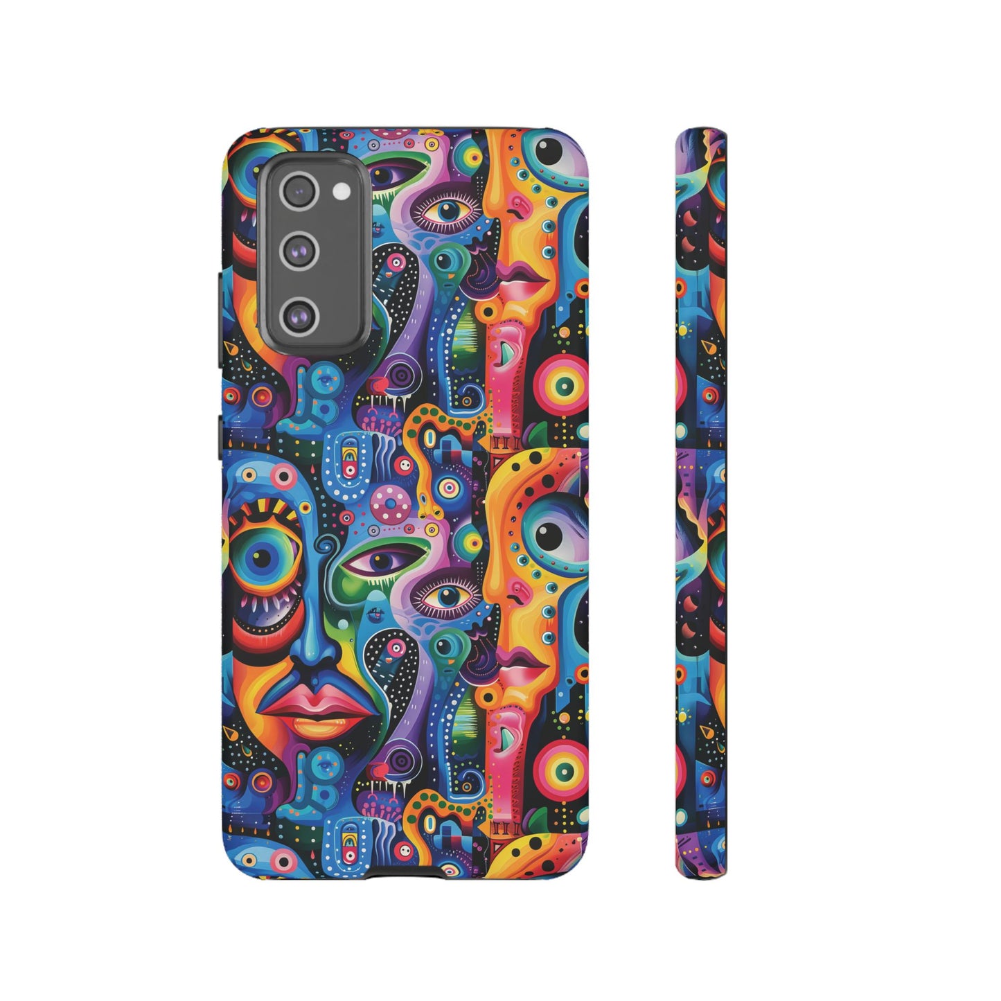 Psychedelic Visions Vibrant Art Google Pixel, iPhone and Samsung Phone Case - Tough Cases for Creative Souls