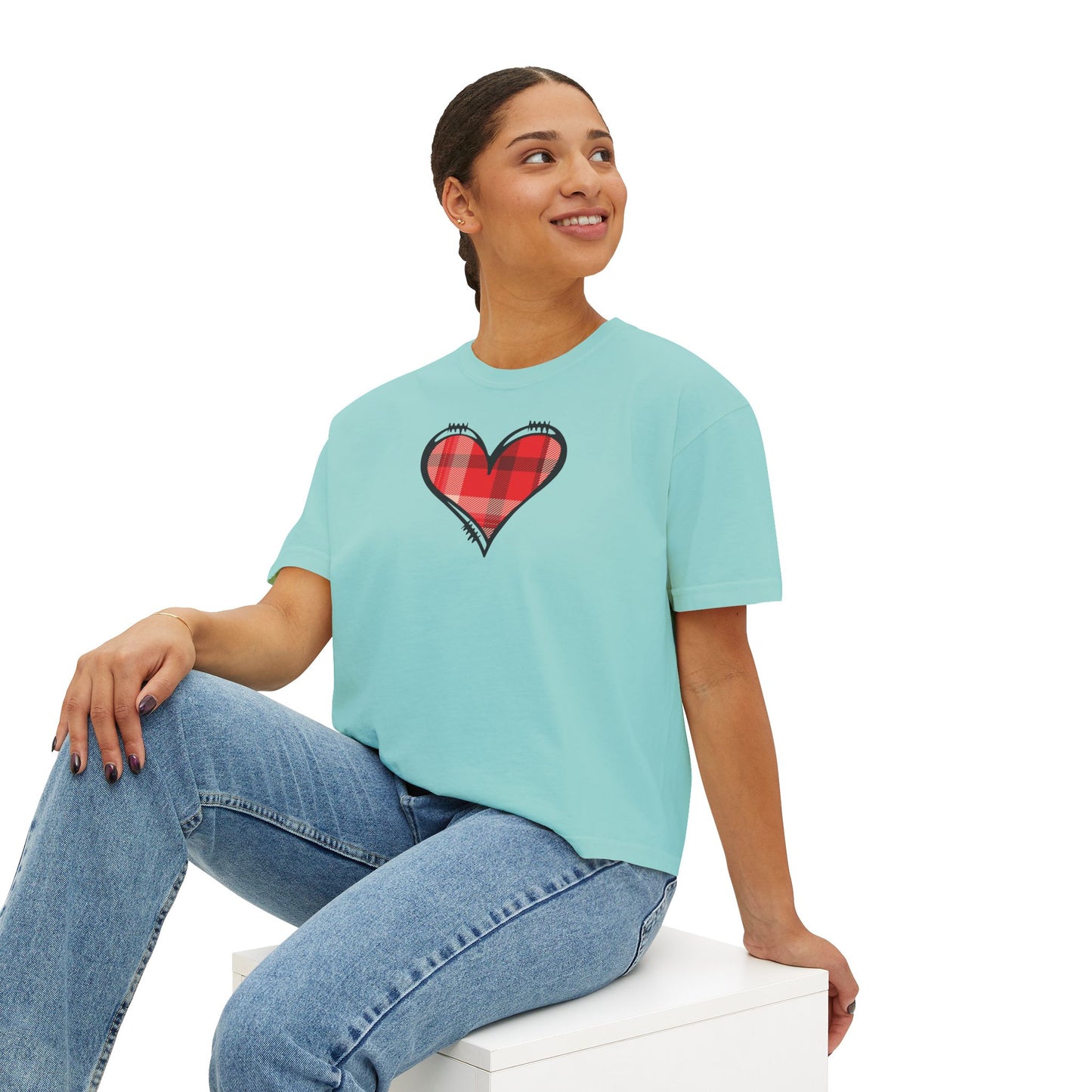 LOVE Always Women's Comfort Colors Boxy Tee