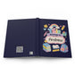Personalized Kids Navy Hardcover Notebook — "This Belongs to [Name]" Cute School Notebook/Back to School.