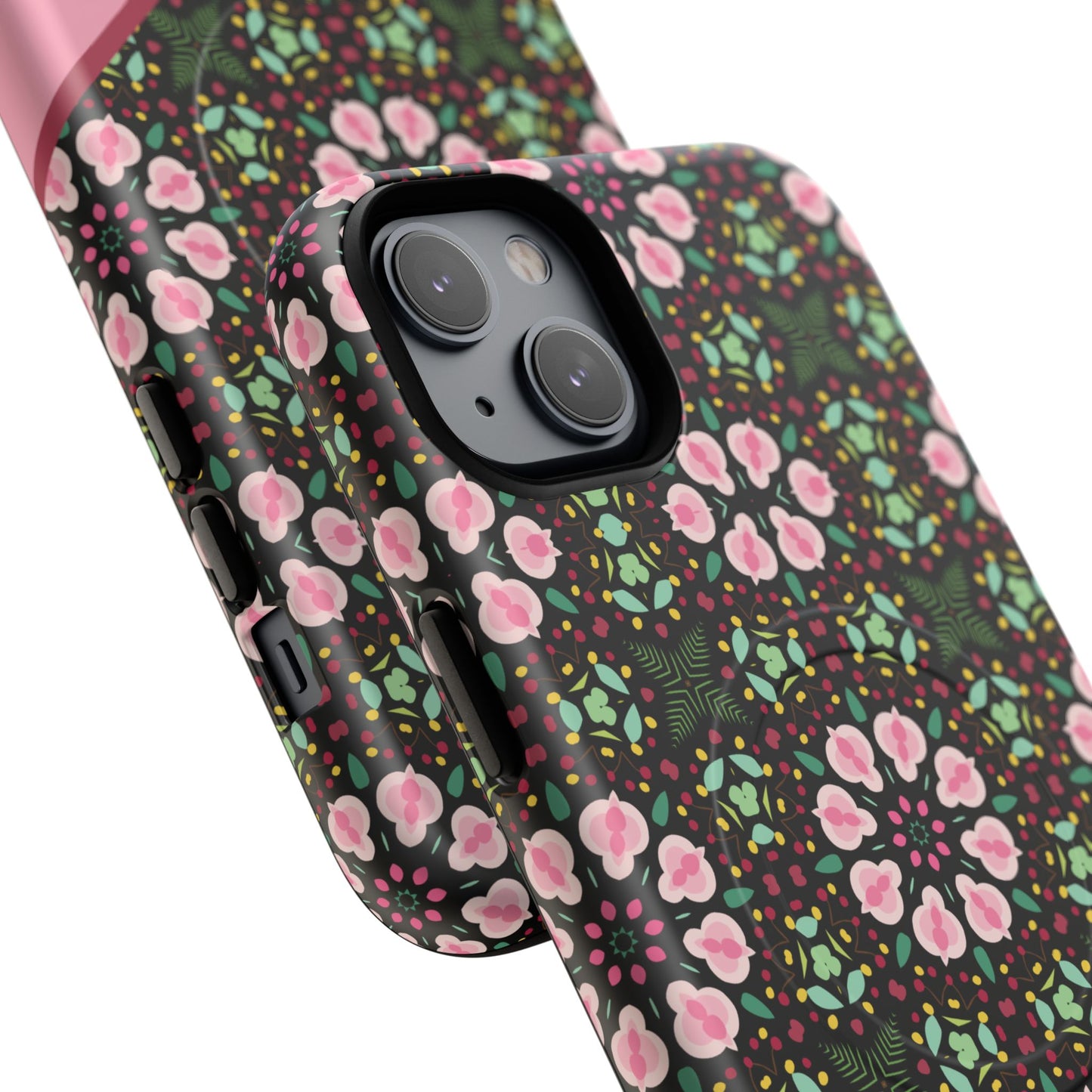 Personalized Twilight Petal Tapestry Floral Tough Magnetic MagSafe® iPhone Case, Durable iPhone Protector, Unique Gift for Her, Stylish Tech Accessories.