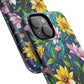 Flower Garden Stained Glass Phone Case, Tough Magnetic Cases, Floral Phone Cover, Durable Phone Accessories, Spring Gift, Birthday Present