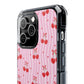 Personalized Cherry Blossom Dreams Clear Magnetic MagSafe iPhone® 13, 14, 15, 16, 17, X/XS, SE, XR, Mini, Pro, Pro Max, Plus Cases. — Customizable Name Accent