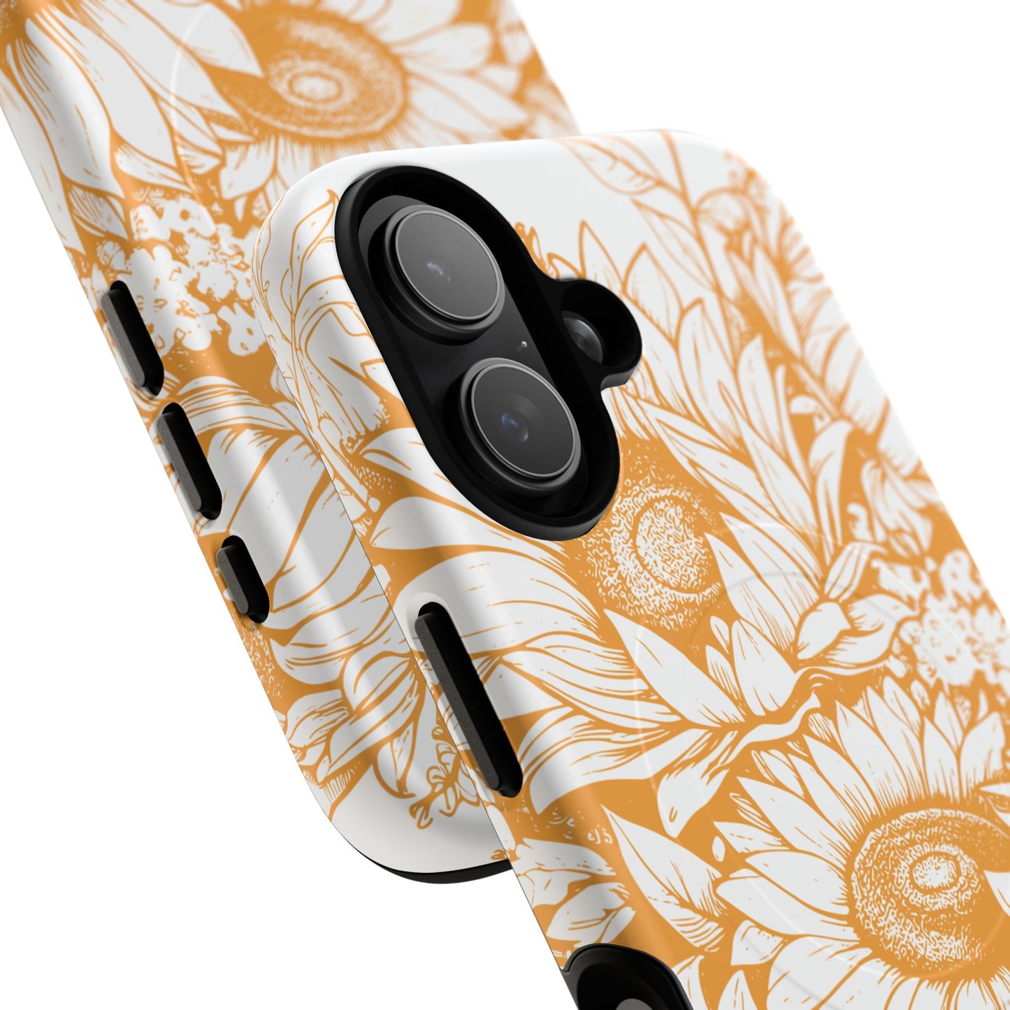 Loved John 3:16, Inspirational Gift, Tough iPhone Magnetic Case Scripture, Sunflower Bible Verse, MagSafe® iPhone® Tough Case, iPhone 14, iPhone 15, iPhone 16, Pro, Pro Max, Plus