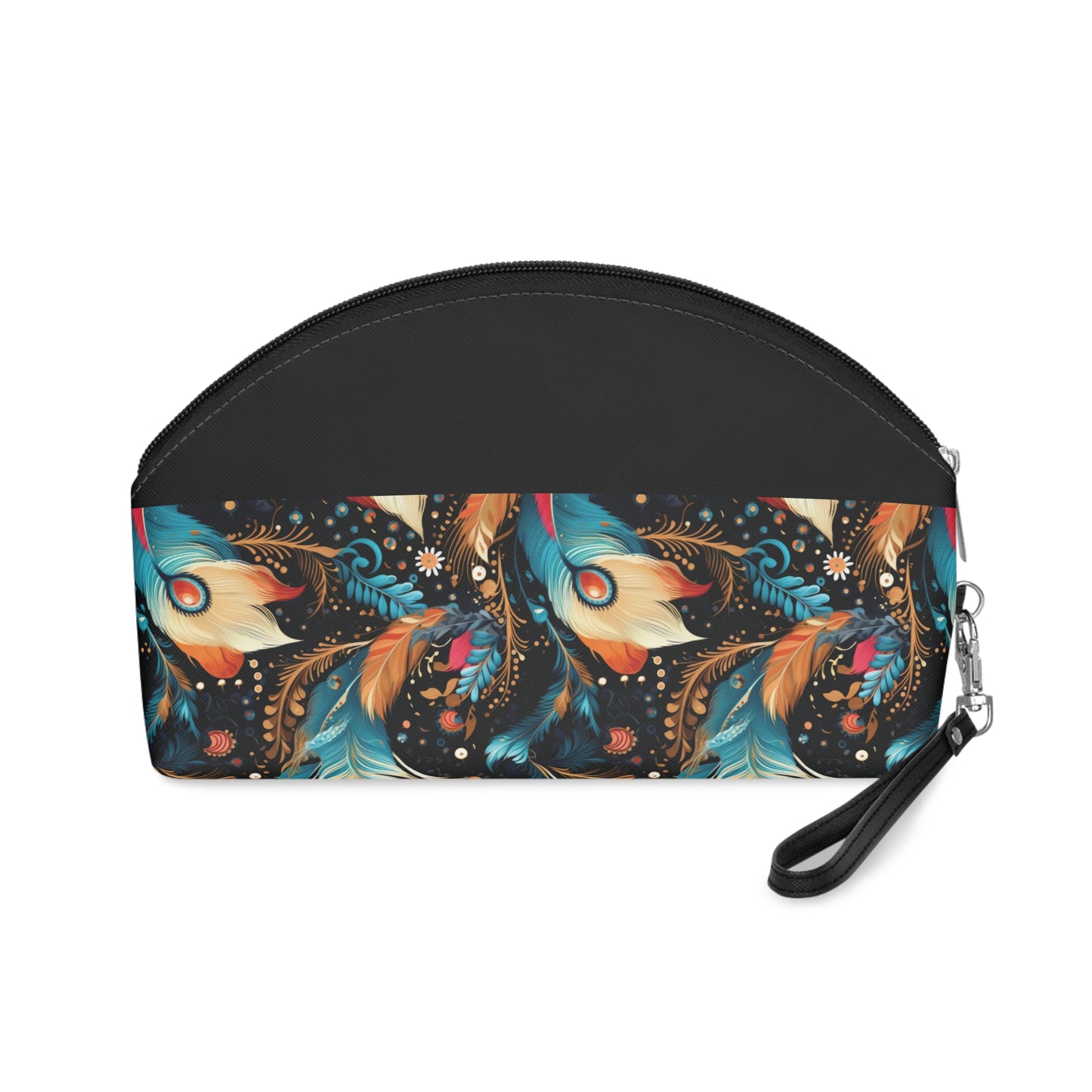 Ethereal Feathers Makeup Bag