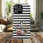 Striped in His Glory iPhone Case, Tough Magnetic Phone Protector, MagSafe iPhone Cover, Durable Case for Everyday Use, Gift for Nature Lovers, Vibrant Design.