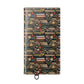 Book Stack Floral Flip iPhone and Samsung Phone Case — Vintage Library Wallet Cover.