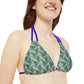 Grey Tropical Bliss Strappy Bikini Set (AOP)