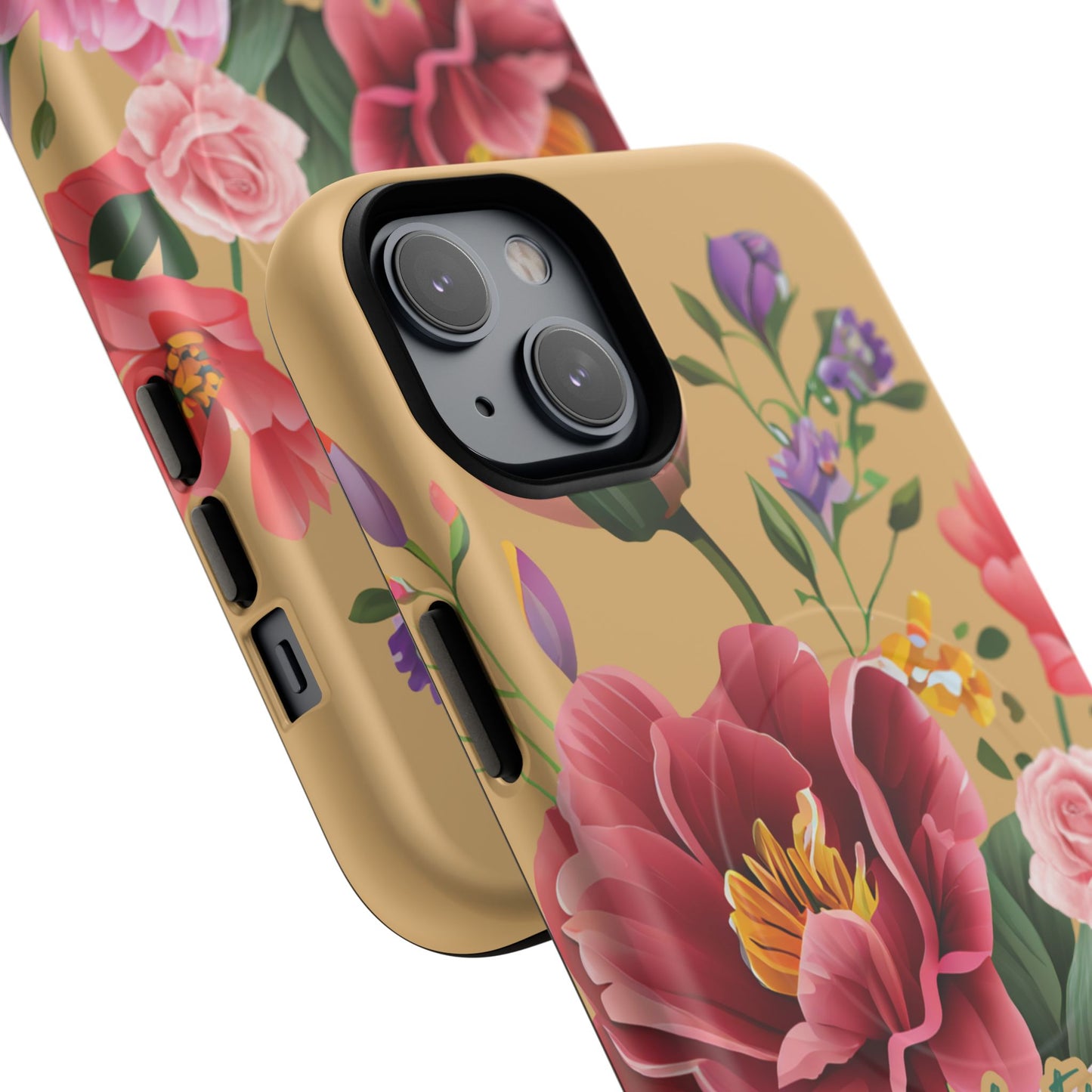 Let your Light Shine Matthew 5:16, Inspirational Gift, Tough iPhone Magnetic Case Scripture, Floral Bible Verse, MagSafe® iPhone® Tough Case, iPhone 14, iPhone 15, iPhone 16, Pro, Pro Max, Plus.