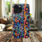 Psychedelic Visions Vibrant Art iPhone and Samsung Phone Case - Stylish Tough Case for Artists & Creatives.
