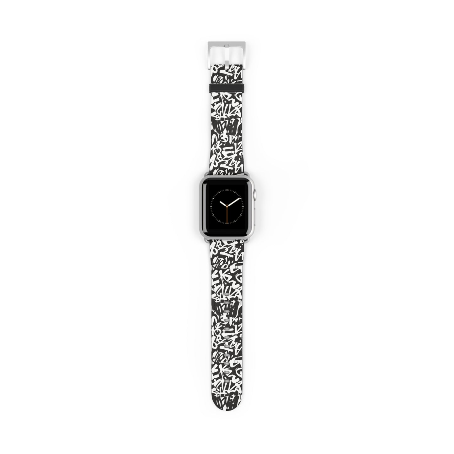 Urban Graffiti Print Watch Band - Trendy Accessory for Everyday Use,