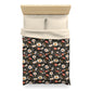 Blossom Elegance: Noir Garden Comfort Duvet Cover''