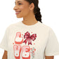 LOVE Coquette Women's Boxy Tee