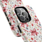 Personalized Rosette Coquette Floral Phone Case - Tough MagSafe® Magnetic Cases, Protective Cover, Stylish Tech Accessory, Gifts for Her
