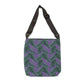 Purple Tropical Bliss Adjustable Tote Bag (AOP)