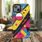 Electric Motion Mix iPhone Cases for Creative Souls | Tough iPhone Magnetic Cases, Stylish Protection, Unique iPhone Accessories, Gift for Art Lovers, Retro Vibes