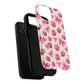 Strawberry Blush Coquette Magnetic Tough iPhone Cases - Funky Fruit Cases, Floral iPhone Cover, Trendy Gifts, iPhone Accessories, Strawberry Lover