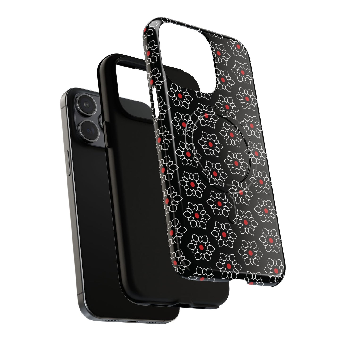 Floral Power Magnetic Tough iPhone Cover | Tough iPhone Cover, Floral Design, Custom iPhone Accessory, Gift for Her, iPhone Case
