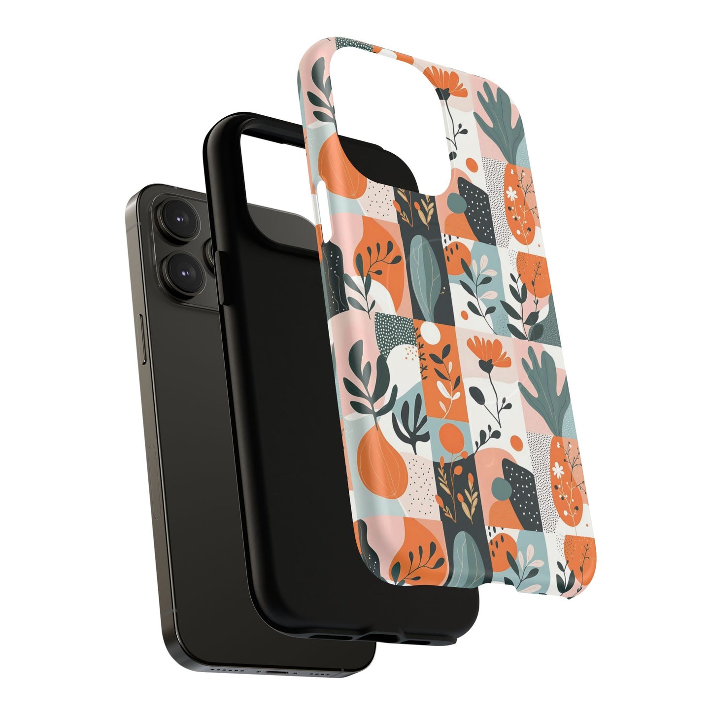 Botanical Bliss Tough Magnetic Phone Case, Durable Phone Cover, Gift for Her, Stylish Tech Accessory, Fall Vibes, Trendy Mobile Case