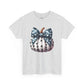 Polka Dot Pumpkin Charm Unisex Heavy Cotton Tee