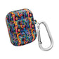 Psychedelic Visions Colorful Artistic AirPod Case - Unique Design for Music Lovers