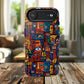 Vibrant Artistic Phone Case | Tough Magnetic Cases | Unique Gift for Art Lovers, Colorful Accessory, iPhone 14, 15, 16, 17 Case.