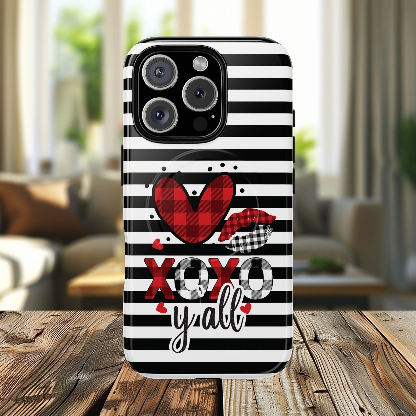 Stylish Tough Magnetic Phone Cases, Trendy Gifts for Her, Holiday Accessories, Floral Design, Cute Phone Protection